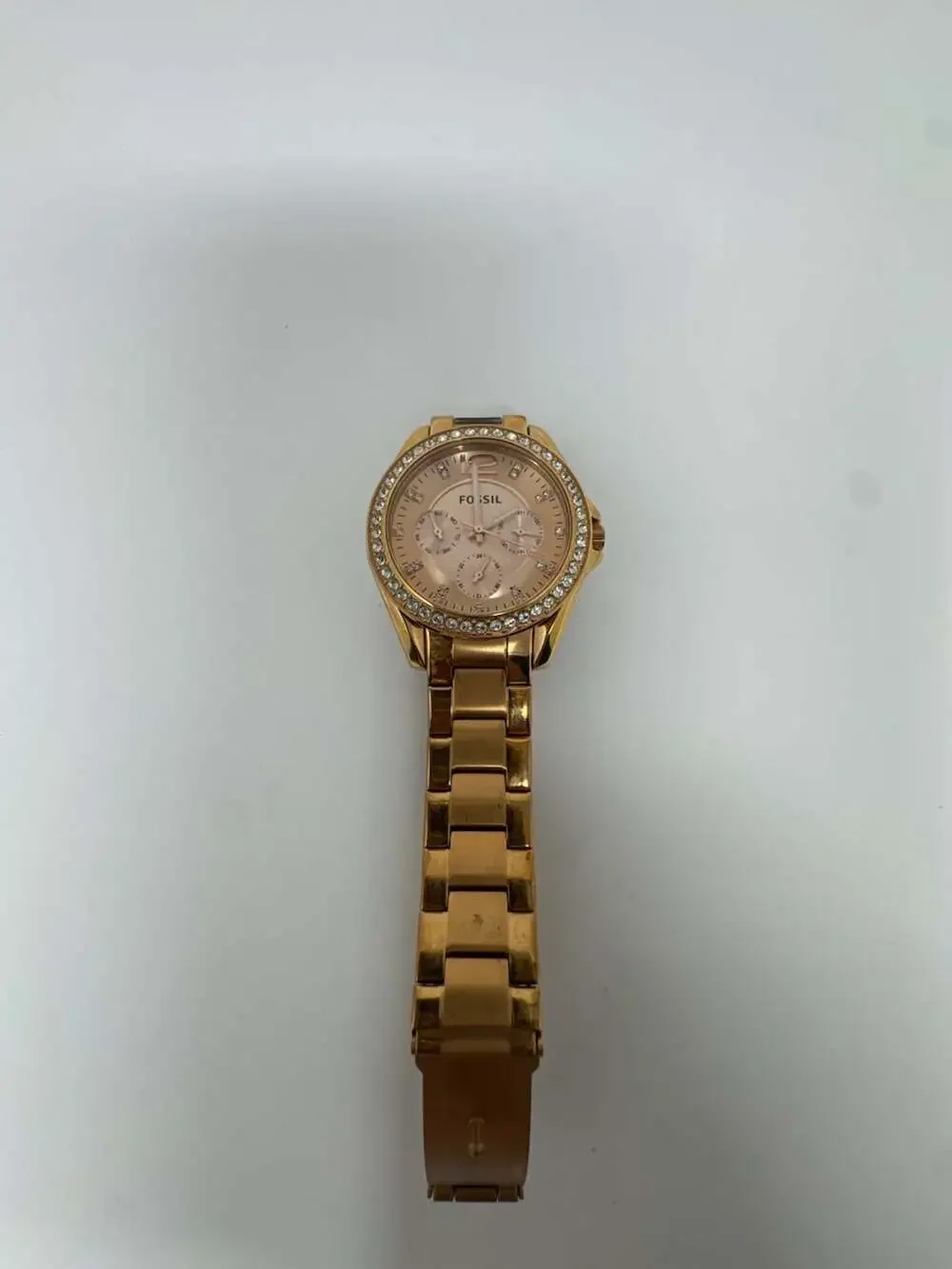 Fossil Riley Multi-Function Rose Gold-Tone Stainless Steel Watch ES2811